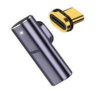 Hsthe Sea Type-C Adaptateur magnétique USB C à 90 degrés USB4.0 PD 140W Prise en Charge de la Sortie vidéo 8K @ 60hz 40Gbp / s