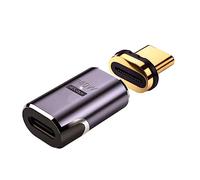 Hsthe Sea Type-C USB C Adaptateur magnétique USB4.0 PD 140 W prend en charge 8K @ 60 Hz 40 Gbit/s Sortie vidéo