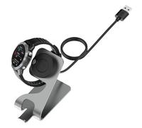 Hsthe Sea Watch Dock de Charge Support de Chargeur en Aluminium Compatible pour Garmin Fenix 7/6/5 Forerunner 945 245 Instinct Vivoactive 4 4S Approach S60 S10 - Gris Espace