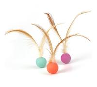 HSTWODE Lot de 3 balles en gel de silice pour chat d'intérieur (trois couleurs)