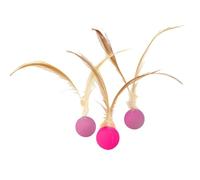 HSTWODE Lot de 3 balles en gel de silice pour chat - Violet