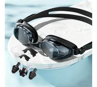 HSTWODE Modèle 2026 Lunettes de natation optiques avec dioptres de prescription : -0 à -8.0 anti-buée UV | Bonnet de bain | Bouchons d'oreille | Pince-nez | Remplacement du pont nasal | Boîte Sturdy