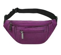 HSTWODE Sac banane pour homme et femme - Convient pour les voyages, le sport, la course et toutes les activités de plein air - Sac banane pour homme et femme, lilas, s, Classique