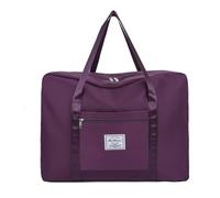 HSTWODE Sac de sport Sac de voyage Moving Bag Tailles disponibles 16 L à 70 L Sac de rangement Grand sac de gym pliable Sac d'entraînement, violet foncé, small 16L, Simple et élégant