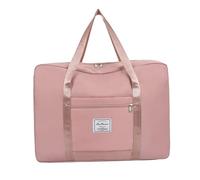 HSTWODE Sac de sport Sac de voyage Moving Bag Tailles disponibles 16 L à 70 L Sac de rangement Grand sac de gym pliable Sac d'entraînement, Rose, Extra Large 70L, Simple et élégant