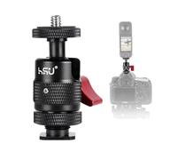 HSU 360° Ajustable Adaptateur pour Caméras d'Action, Fixation de Sabot Froid pour Insta360 X4, Support de Trépied pour Insta360 X3 X2 ONE