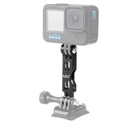HSU Bras d'extension pour GoPro, Support de Caméra en Alliage d'Aluminium avec Trou de Vis 1/4 pour la Plupart des Caméras d'action (8,5cm)