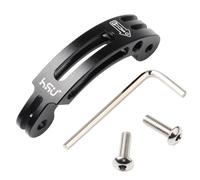 HSU Bras Extension Courbe pour GoPro, Support de Caméra Arquée en Alliage d'Aluminium avec Trou de Vis 1/4 pour la Plupart des Caméras d'action (7,6CM)