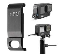 HSU Couvercle de Batterie de Remplacement Amélioré pour GoPro Hero 12/11/10/9 Noir, Prise de Vue Pendant la Charge, Accessoires Caméra d'action