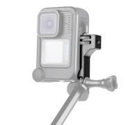 HSU Fixation Vertical en Alliage d'aluminium pour GoPro Hero 13/12/11/10/9 | Adaptateur à 90° Support Accessoires pour caméras d'action, Idéal pour les Enregistrements Portrait sur les Réseaux Sociaux