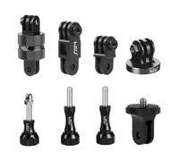 HSU Support de Caméra GoPro en Aluminium, Bras d'Extension pour Hero 12/11/10/10/9/8/7/6/5/4/3, Adaptateur de Caméra pour Insta 360 et Caméras d'action Osmo