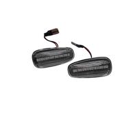 HSUF Clignotant latéral Clignotant LED dynamique voiture feu position latéral lampe clignotante séquentielle pour Cadillac STS XLR XLR-V Indicateur(Crystal White)