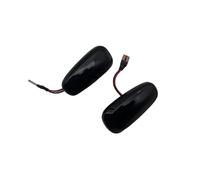 HSUF Clignotant latéral Clignotant LED dynamique voiture feu position latéral lampe clignotante séquentielle pour Cadillac STS XLR XLR-V Indicateur(Smoked Black)