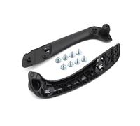 HSUF Poignées Portières Intérieures Poignée Porte Voiture avec Couvercle, pour Megane 3 III, pour Fluence 2008 - 2016, 809600015R 197012651(Inner Handle-Black)
