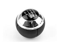 HSUKIHO Pommeau Voiture Pour Mini R50 2000-2006 Pour Cabrio R52 2002-2008 5/6 Vitesse Manuel Pommeau Levier Manette Poignée Boule Ronde 25117542272(Black 6 Speed)