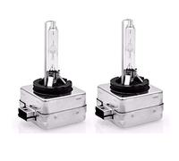 HSUN Lot de 2 ampoules Xénon D3C D3S D3R HID 12 V 35 W en métal de qualité de base pour phares - Blanc pur 6000 K