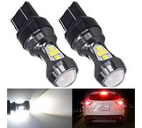 HSUN Lot de 2 de 16 LED SMD3030 3200 extrêmement lumineuses avec bus de données CAN pour feux de frein, feux arrière, feux de recul, feux de recul, feux de recul, DRL, etc. Blanc, 6000 K