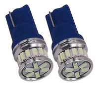 HSUN T10 W5W 194 LED Ampoule,12V-24V 12961 161 168 2825 175 Extrêmement Lumineux pour Indicateur de Marqueur Latéral Lampe de Lecture à Dôme Intérieur,Paquet de 2,bleu glacier