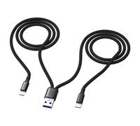 Hsupez Câble de charge 2 en 1 multi-type C, câble USB C, 1,2 m, câble en nylon, double répartiteur, chargeur USB C double répartiteur, chargeur USB A vers double port USB C, convient pour charger
