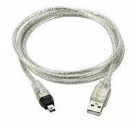 Hsupez Câble USB vers IEEE 1394 4 broches FireWire i.Link - 1,5 m - Double blindage - Pour caméscope DV avec prise en charge 1394 (pas de convertisseur, uniquement pour appareils compatibles)