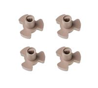 Hsupez Lot de 4 coupleurs de Plateau tournant Microwave pour Plateau tournant, Four à Micro-Ondes, Platine, Plaque tournante, coupleur, pièce d'entraînement de Rechange pour réc