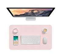 Hsurbtra Sous-main de bureau en cuir synthétique, 60 x 35,1 cm, M, tapis de souris étendu M, protection imperméable, antidérapant, ultra fin, pour petit clavier d'ordinateur portable, pour bureau et