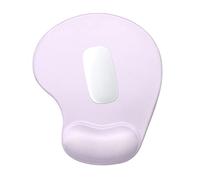 Hsurbtra Tapis de Souris, Ergonomique Tapis de Souris Gamer avec Repose Poignet en Gel, Portable, Parfait pour Ordinateur, Bureau, Travail, Violet Vanille