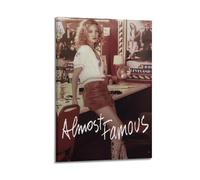 HSUREWTRK Almost Famous2 Affiches murales esthétiques sur toile décorative vintage pour salon, chambre à coucher, décoration de chambre à coucher, 20 x 30 cm, style cadre
