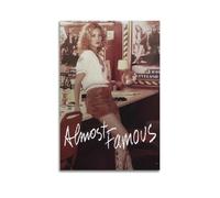 HSUREWTRK Almost Famous2 Affiches murales esthétiques sur toile décoratives vintage pour salon, chambre à coucher, 30 x 45 cm, style sans cadre