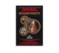 HSUREWTRK Boogie Nights Poster mural esthétique sur toile décorative vintage pour salon, chambre à coucher, 20 x 30 cm, style sans cadre