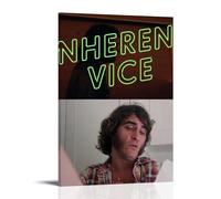 HSUREWTRK Inherent Vice Affiches murales esthétiques sur toile décoratives vintage pour salon, chambre à coucher, 20 x 30 cm, style cadre