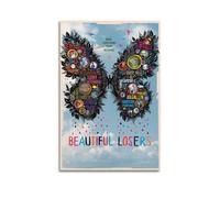 HSUREWTRK Poster Beautiful Losers - Impression sur toile décorative vintage pour salon, chambre à coucher - 60 x 90 cm - Style sans cadre