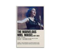 HSUREWTRK Poster de la série télévisée The Marvelous Mrs. Maisel - Impression sur toile décorative vintage pour salon, chambre à coucher - 40 x 60 cm - Style sans cadre
