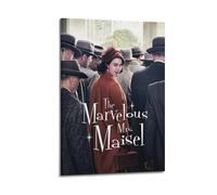 HSUREWTRK Poster de la série télévisée The Marvelous Mrs. Maisel - Impression sur toile décorative vintage pour salon, chambre à coucher - 50 x 75 cm - Style cadre