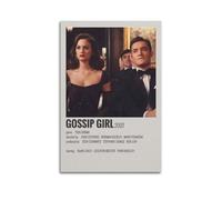HSUREWTRK Poster Gossip Girl - Impression sur toile décorative vintage pour salon, chambre à coucher - 20 x 30 cm - Style sans cadre
