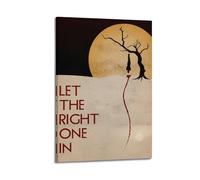 HSUREWTRK Poster mural esthétique « Let The Right One In 4 » - Impression sur toile décorative vintage pour salon, chambre à coucher - 40 x 60 cm - Style cadre