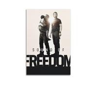 HSUREWTRK Poster Sound of Freedom - Impression sur toile décorative vintage pour salon, chambre à coucher - 60 x 90 cm - Style sans cadre