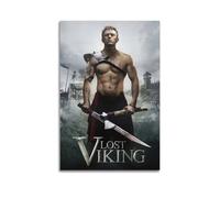 HSUREWTRK Poster The Lost Viking - Impression sur toile - Décoration murale vintage pour salon, chambre à coucher - 60 x 90 cm - Style rétro - Sans cadre