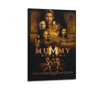 HSUREWTRK Poster The Mummy Returns - Impression sur toile décorative vintage pour salon, chambre à coucher - 30 x 45 cm - Style cadre