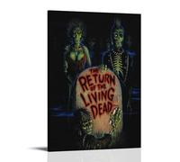 HSUREWTRK Poster The Return of The Living Dead - Impression sur toile décorative vintage pour salon, chambre à coucher - 20 x 30 cm - Style cadre