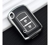 HSUTMEZ Étui de Protection pour clé de Voiture en TPU 2 ou 3 Boutons pour Mitsubishi ASX, Outlander, Lancer EX, Galant, Pajero 2016-2017