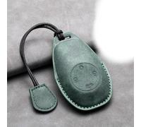 HSUTMEZ Étui en Cuir pour clé de Voiture pour Leapmotor T03 S01 C11 pour 2023 Leapmotor C01 T03 S01 C11 Leap Motor Holder Key Fob Keychain