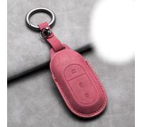HSUTMEZ Étui en Cuir pour clé de Voiture pour Leapmotor T03 S01 C11 pour 2023 Leapmotor C01 T03 S01 C11 Leap Motor Holder Key Fob Keychain