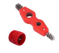 HSUYUN 4-in-1 Double Ebavureur Cuivre et Ebavureur Cuivre Intérieur et Extérieur, Rouge Ebavureur Multicouche, Ébavureur pour Tuyaux pour Tuyaux en Cuivre, Aluminium, Plastique