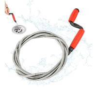HSUYUN Rohrreinigungsspirale, 4,2 m x 6 mm Furet Canalisation, à Manivelle Nettoyage en Spirale des Tuyaux, Flexible Furet Deboucheur, pour Déboucher les Éviers, les Toilettes et les Égouts