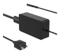 HSXIRQA 60W Chargeur Secteur Compatible avec Microsoft Surface Pro 10 9 8 7 6 5 4 3 X Surface Laptop 7 6 5 4 3 2 1 Tablette 15V 4A Modèle 1796 1873 1735 1724 1631 Alimentation