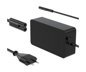 HSXIRQA Chargeur 127W 102W Compatible avec Microsoft Surface Pro 10 9 8 7 6 5 4 3 Surface Laptop 7 6 5 4 3 2 1 Surface Book 3 2 1 Studio 2 1 Go 4 3 2 1 Laptop Go 2 1 Windows Alimentation