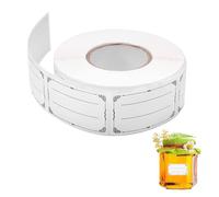 Hsyadazi 1 Rouleau De 600 étiquettes Autocollantes (30x50mm) - étiquettes Blanches Pour Bocaux, Bouteilles Et Sacs - Résistant à La Congélation Et Au Micro-Ondes