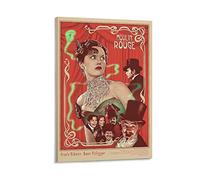 HSYIFF Impression sur toile Affiche Senza Cornice 30 * 50cm Mystère Au Moulin Rouge Musicalr Poster Arredamento Casa Decorativo Soggiorno Camera da letto