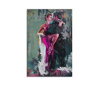 HSYIFF Impression sur toile Affiche Senza Cornice 50 * 70cm Tango Ballerino Sexy Poster Tela Wall Art Room Immagini per Camera da letto Regali Decor